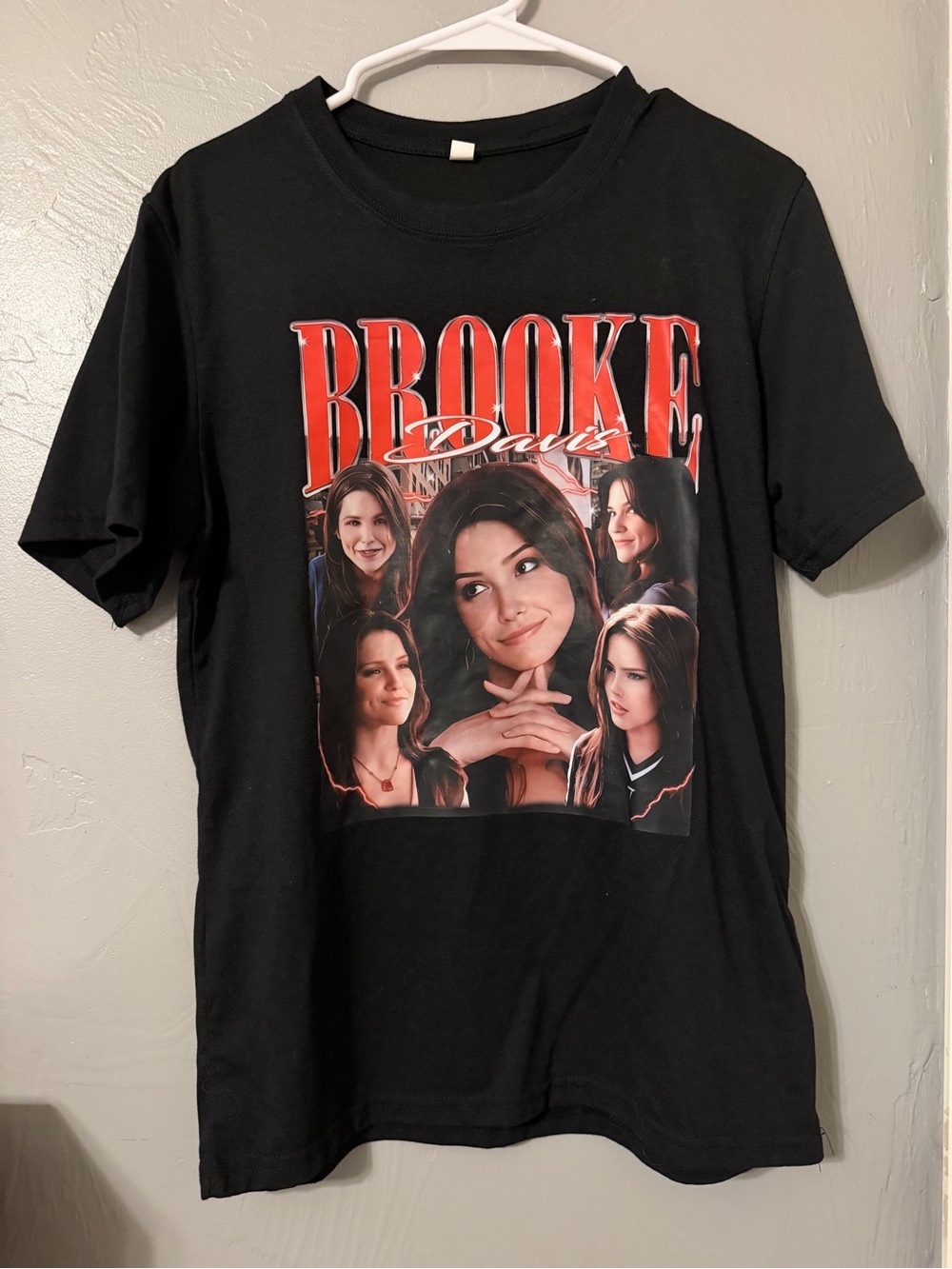SHEIN Black Brooke Davis Graphic Tee